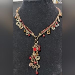 RARE Vintage Coldwater Creek lariat necklace